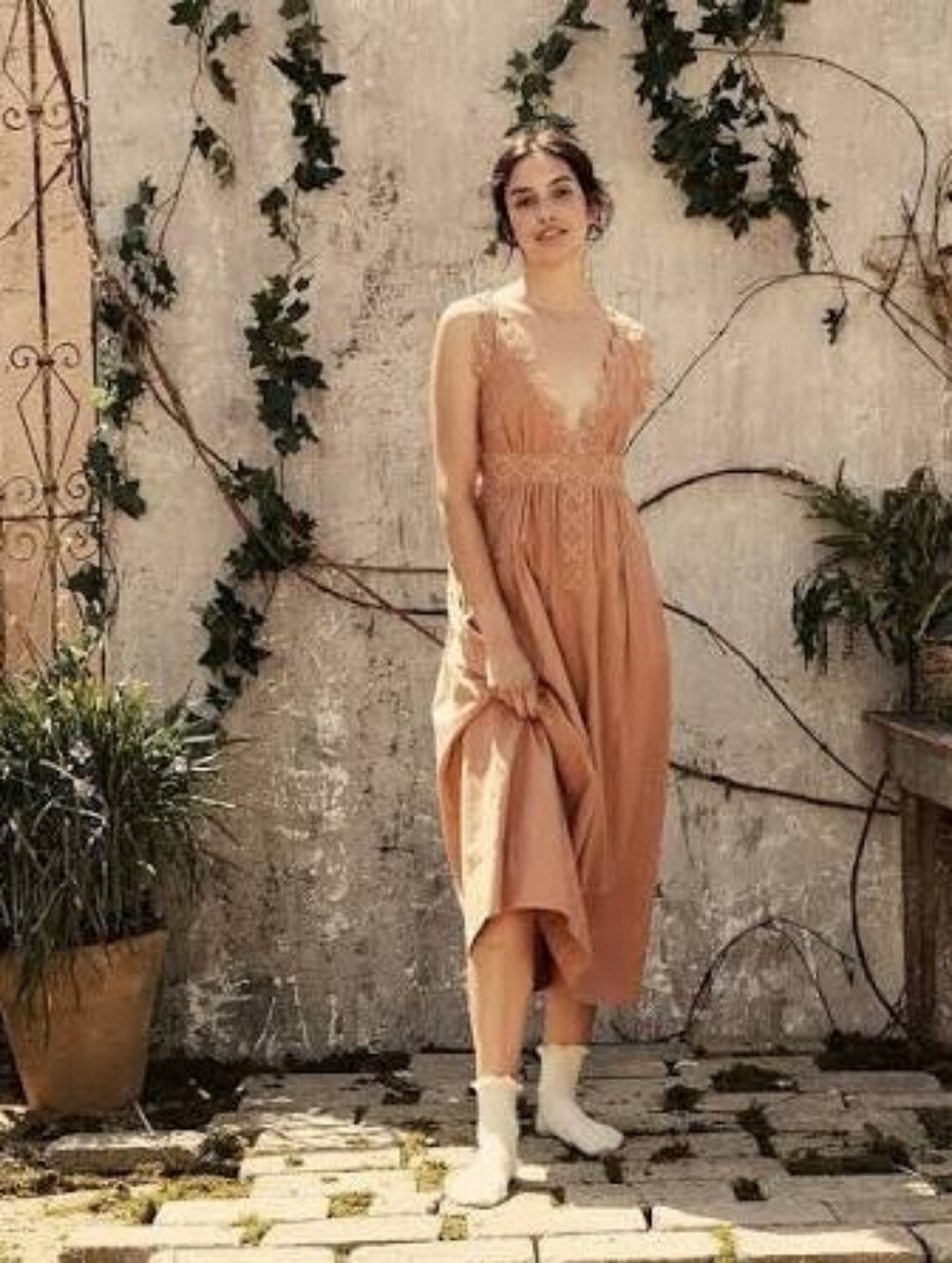 Doen Slate nightgown in maple, medium
